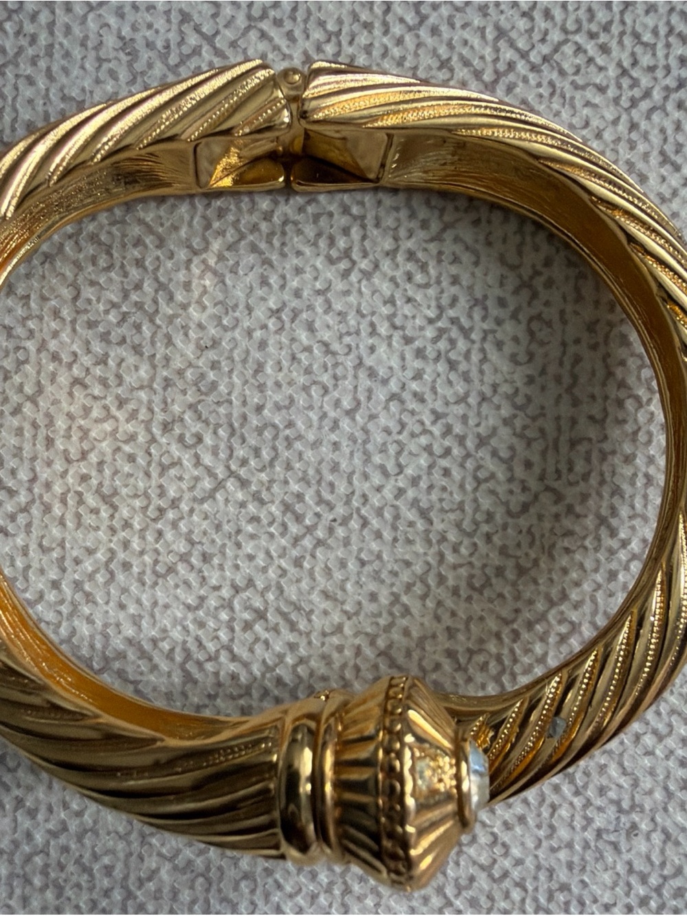 Joan Rivers Gold Twist Cable Bangle Bracelet - Women Jewelry - Picture 3 of 4